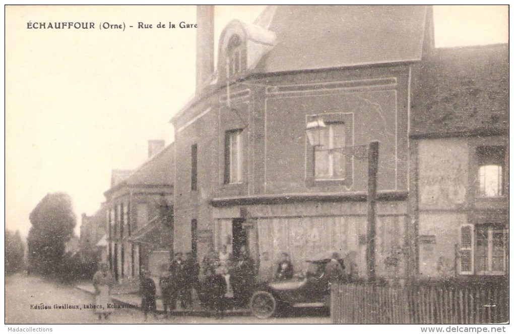 Echauffour (61)  Rue De La Gare - Autres & Non Classés