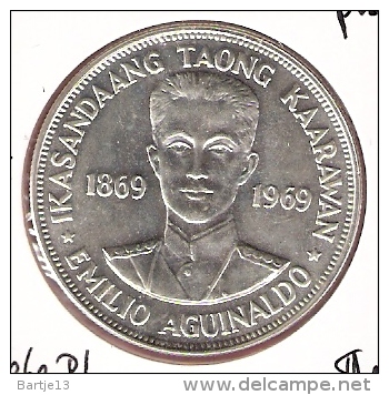 FILIPPIJNEN PESO 1969  AG PL TYPE COIN - Philippines