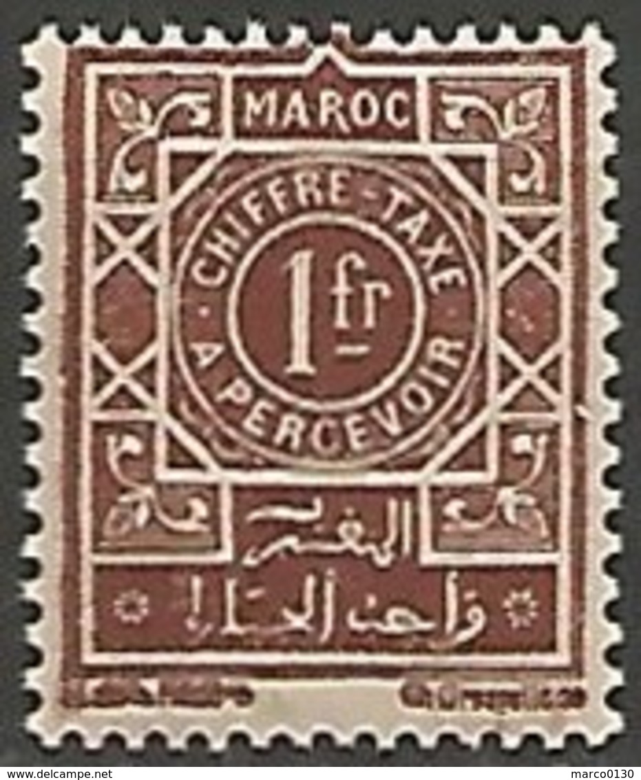 MAROC TAXE  N° 53 NEUF - Portomarken
