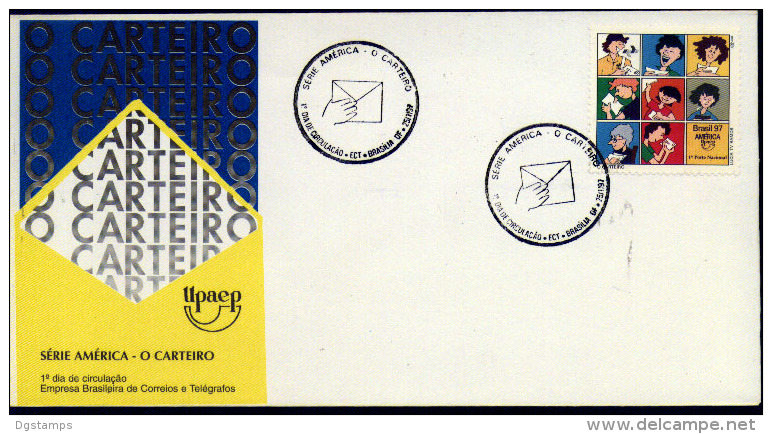 Brasil 1997 YT2309 FDC Upaep El Cartero. The Postman. - FDC