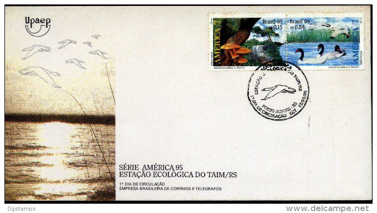 Brasil 1995 YT2251A FDC Upaep Preservacion. Estacion Ecologica De Taim. Preservation. Taim Ecological Station. - FDC