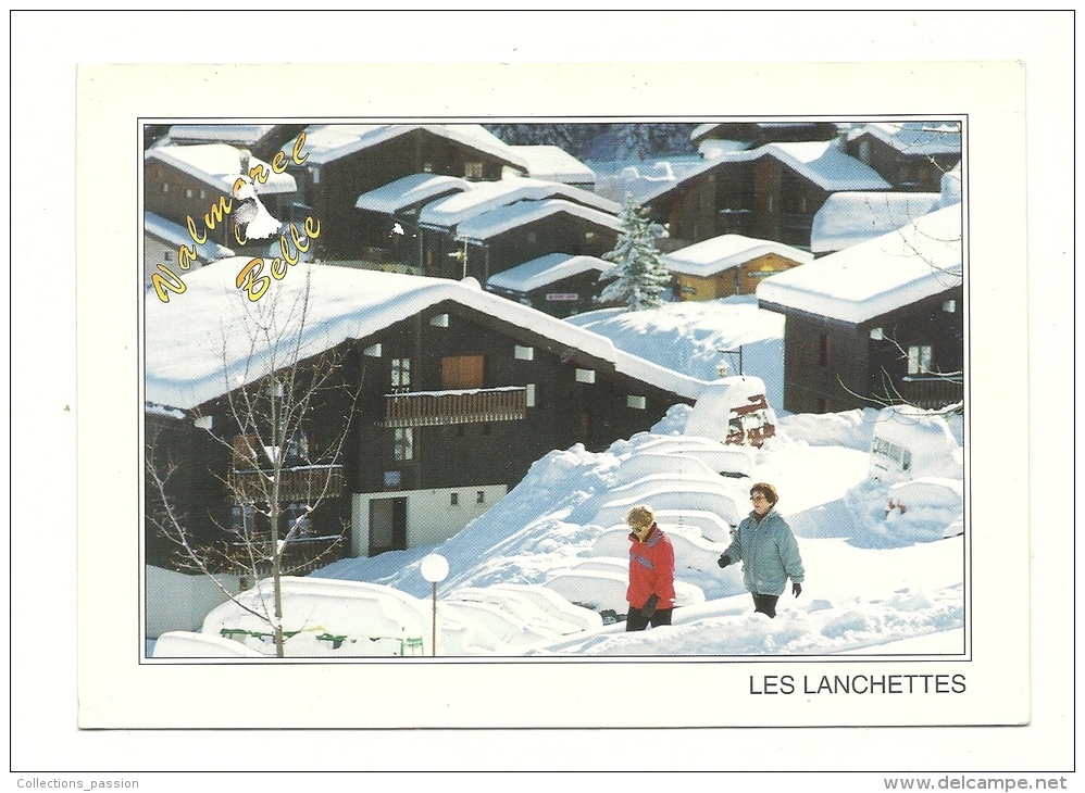 Cp, 73, Valmorel, Les Lanchettes, Voyagée 1996 - Valmorel