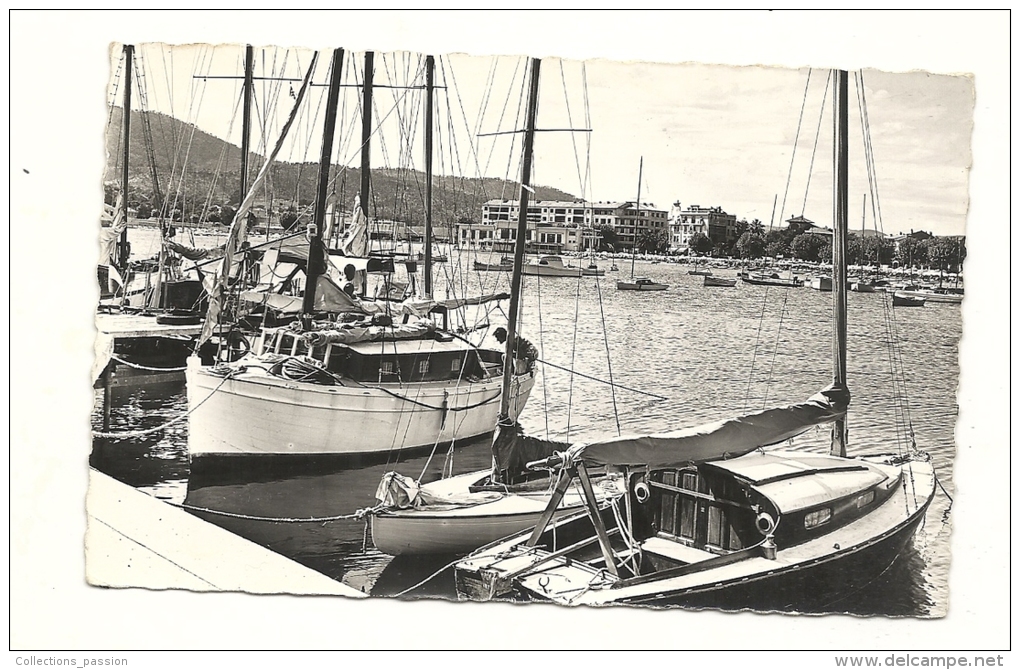 Cp, 83, Sainte-Maxime, Vue Sur Le Port, Voyagée - Sainte-Maxime