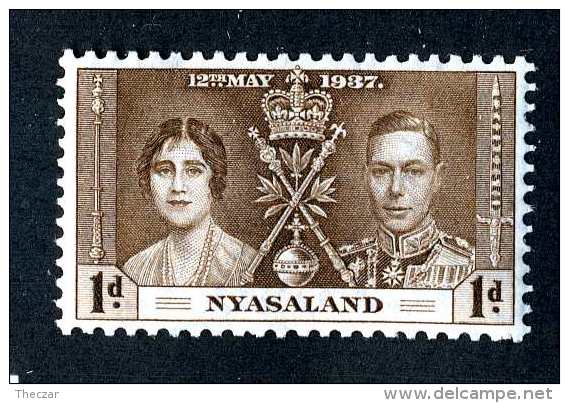 1256  Nasaland 1937  Scott #52  M*  Offers Welcome! - Nyassaland (1907-1953)