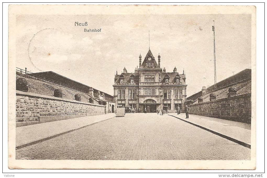 NEUSS Bahnof (Gare) 1918 - Neuss