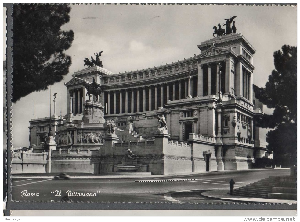 ROMA ALTARE DELLA PATRIA VITTORIANO MONUMENTO A VITTORIO EMANUELE II FG V SEE SCAN - Altare Della Patria