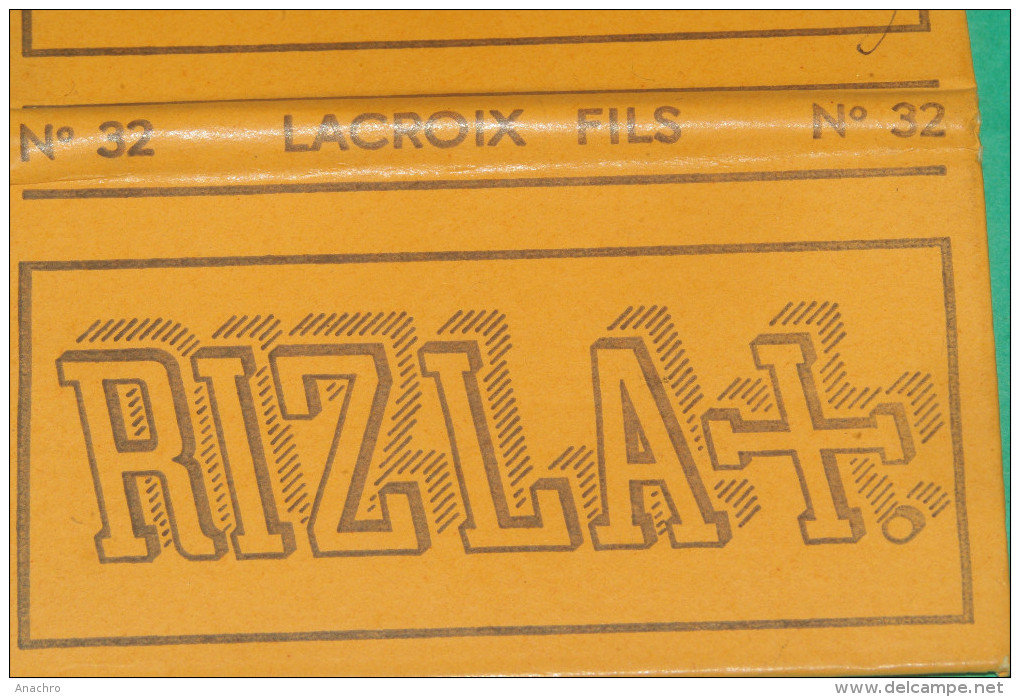 PAPIER à Cigarettes RIZLA +  LACROIX Fils N° 32 EXPOSITION UNIVERSELLE 1900 - Other & Unclassified