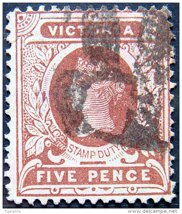 VICTORIA 1891 5d Queen Victoria Used Scott173 CV$3.50 - Gebruikt