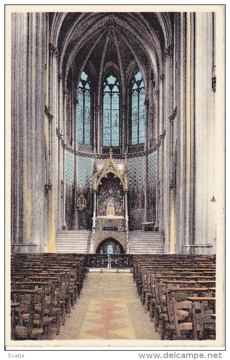 Dadizele  Binnenzicht Der Basiliek;  Mooie Gekleurde Kaart - Moorslede