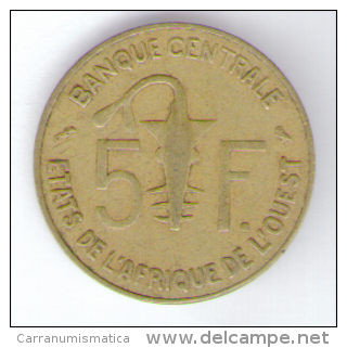 ETATS DE L´AFRIQUE DE L´OVEST 5 FRANCS 1971 - Altri – Africa