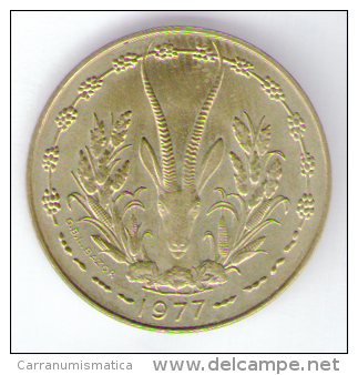 ETATS DE L´AFRIQUE DE L´OVEST 10 FRANCS 1977 - Altri – Africa