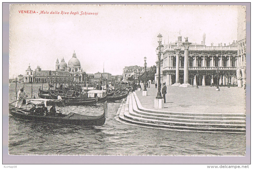 VENEZIA . Molo Dalla Riva Degli Schiavoni . - Venezia (Venice)