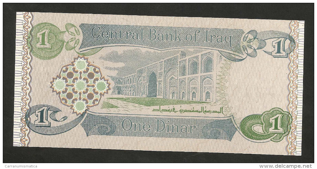 [NC] IRAQ - CENTRAL BANK Of IRAQ - 1 DINAR (LOT Of 3 DIFFERENT BANKNOTES) - Iraq