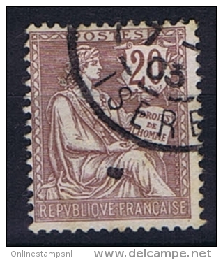 France: Yv 126 Obl Used - Usati