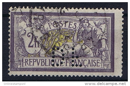 France: Yv 122 Obl Used Mi 99, Perfo DT - Usati