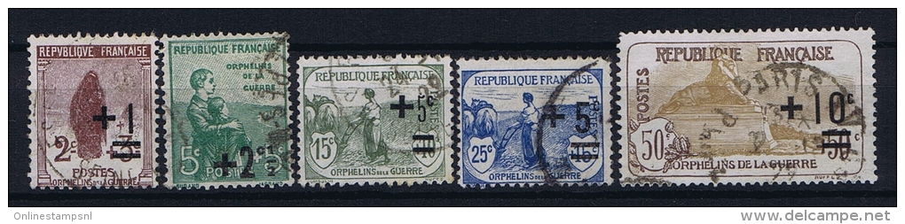 France: Yv 162 - 167  Obl Used - Used Stamps