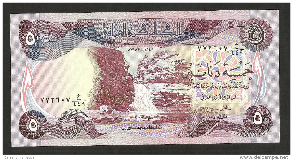 [NC] IRAQ -CENTRAL BANK Of IRAQ -  5 DINARS (1982) - Iraq