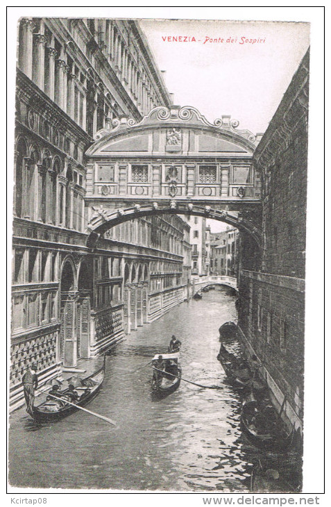 VENEZIA . Ponte Dei Sospiri . - Venezia (Venice)