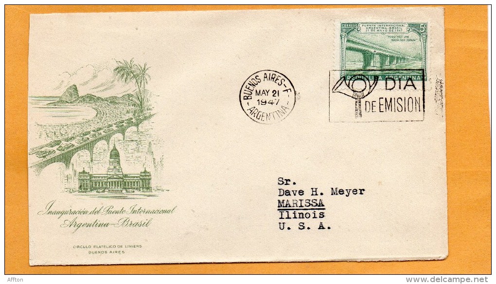 Argentina 1947 FDC - FDC