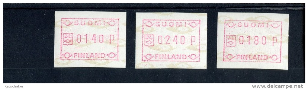 FINLAND  POSTFRIS MINT NEVER HINGED POSTFRISCH EINWANDFREI AUTOMATENMARKEN MICHEL  3.2B S1 - Automaatzegels [ATM]