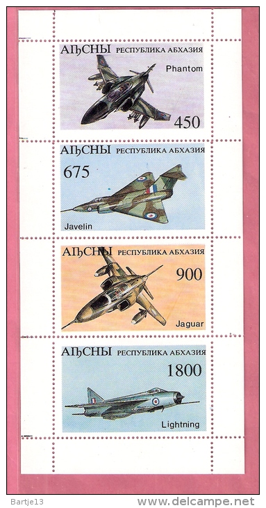 ABCHAZIE (?) VELLETJE VLIEGTUIGEN AIRPLANES MNH - Autres - Asie