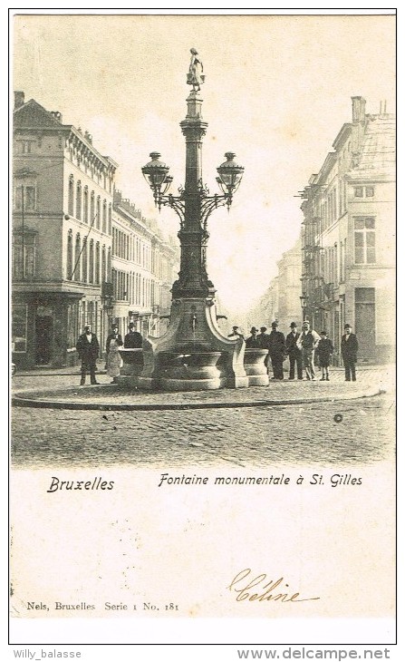 "Bruxelles - Saint Gilles - Fontaine Monumentale" - St-Gilles - St-Gillis