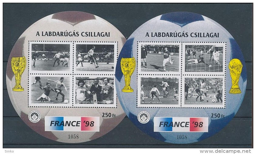 1998. Football Worldcup - Commemorative Sheet Paar  :) - Commemorative Sheets