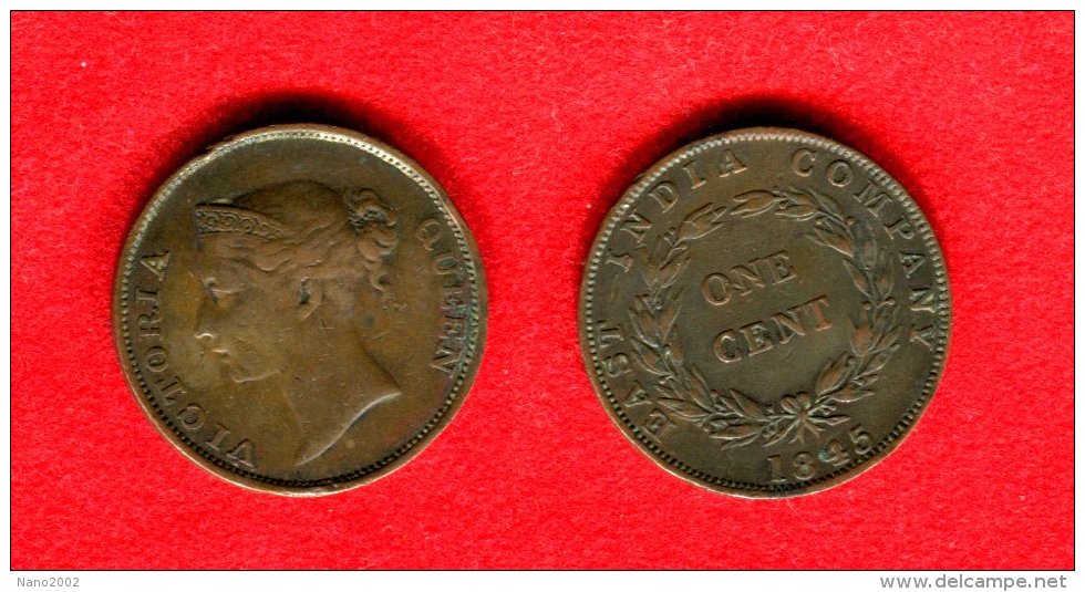 STRAITS SETTLEMENTS - MALAISIE - MALAYA - VICTORIA - CENT 1845 - Kolonies