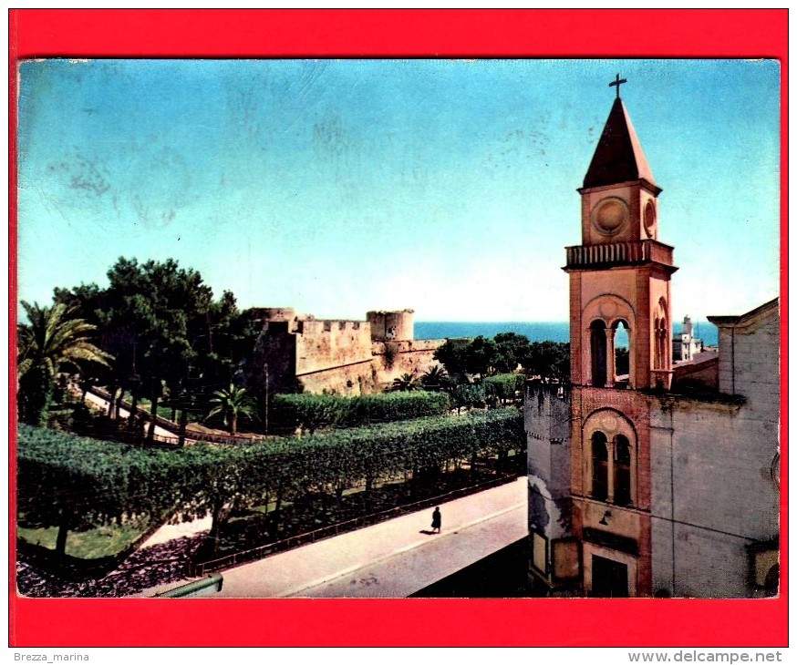 ITALIA - PUGLIA - Cartolina Viaggiata Del 1968 - Manfredonia (Foggia) - Castello - Manfredonia