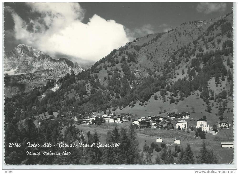 BL454 - ZOLDO ALTO-GOIMA - FRAZIONE DI GAVAZ - BELLUNO - F.G. NON VIAGGIATA - Belluno