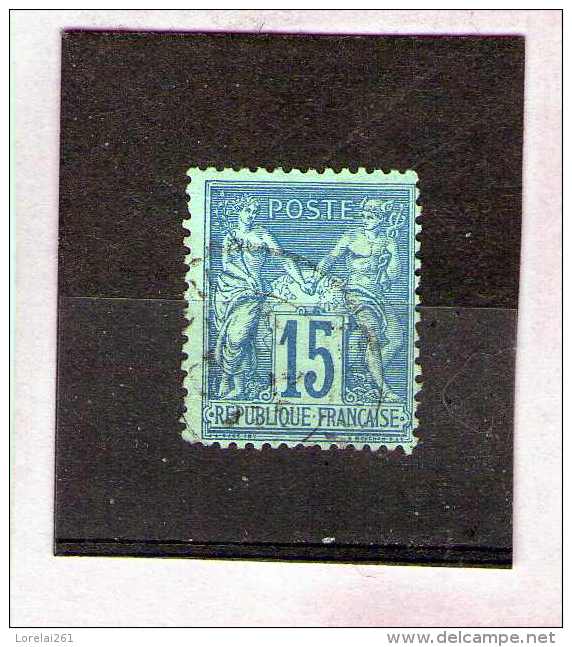1877 - Groupe Allegorique / SAGE  Tip II  Mi No 73 A Et Yv No 90 - 1876-1898 Sage (Type II)