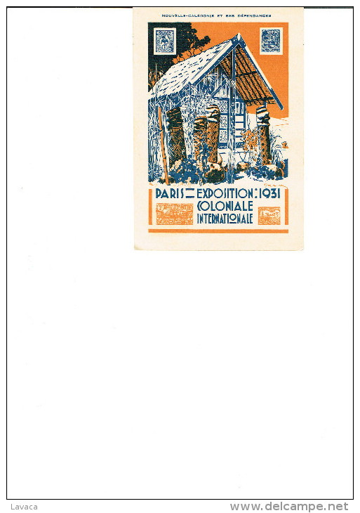 Carte Entier Postale Neuve FRANCE N° 10 - Exposition Coloniale Paris 1931 - Nlle CALEDONIE Monument                  T - Monuments