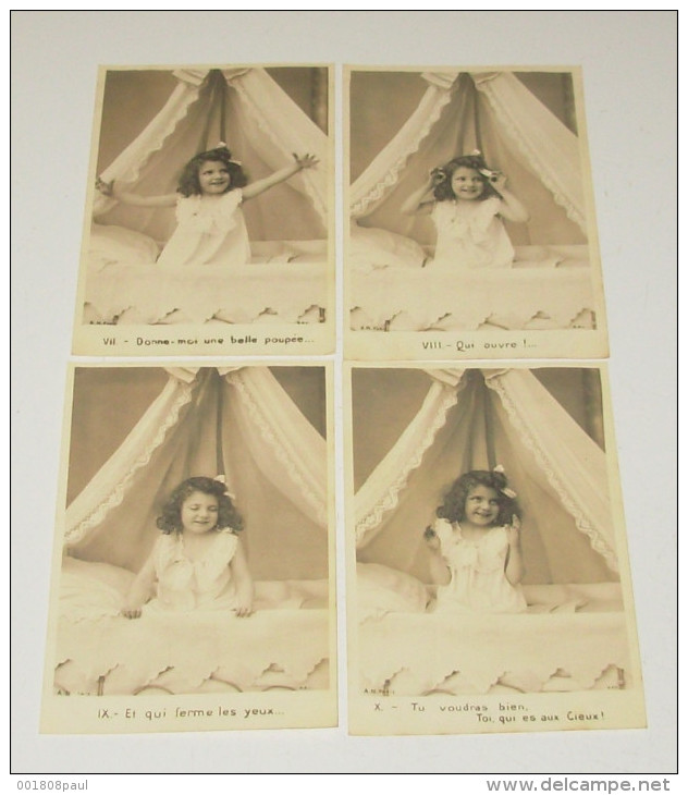 Série De 10 Cartes Postales ::::: Fantaisie - Enfants - Collections, Lots & Séries