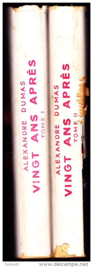 Alexandre Dumas - Vingt Ans Après - ( Tomes I & II ) -Bibliothèque De La Jeunesse  - ( 1950 ) . - Bibliothèque De La Jeunesse