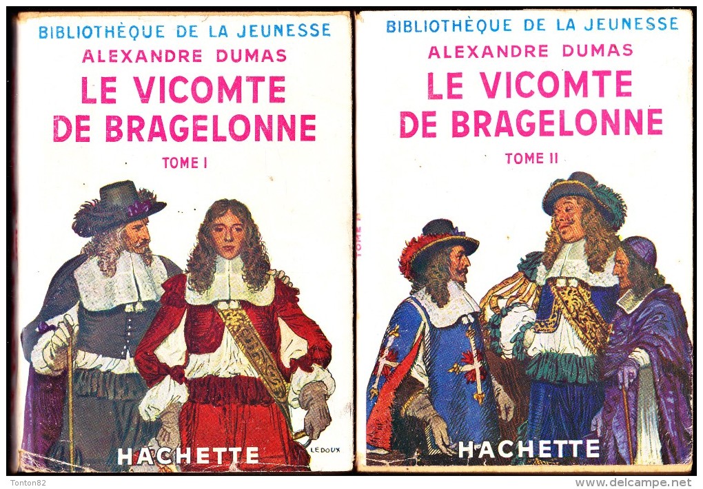 Alexandre Dumas - Le Vicomte De Bragelonne - ( Tomes I & II ) -Bibliothèque De La Jeunesse  - ( 1951 ) . - Bibliothèque De La Jeunesse