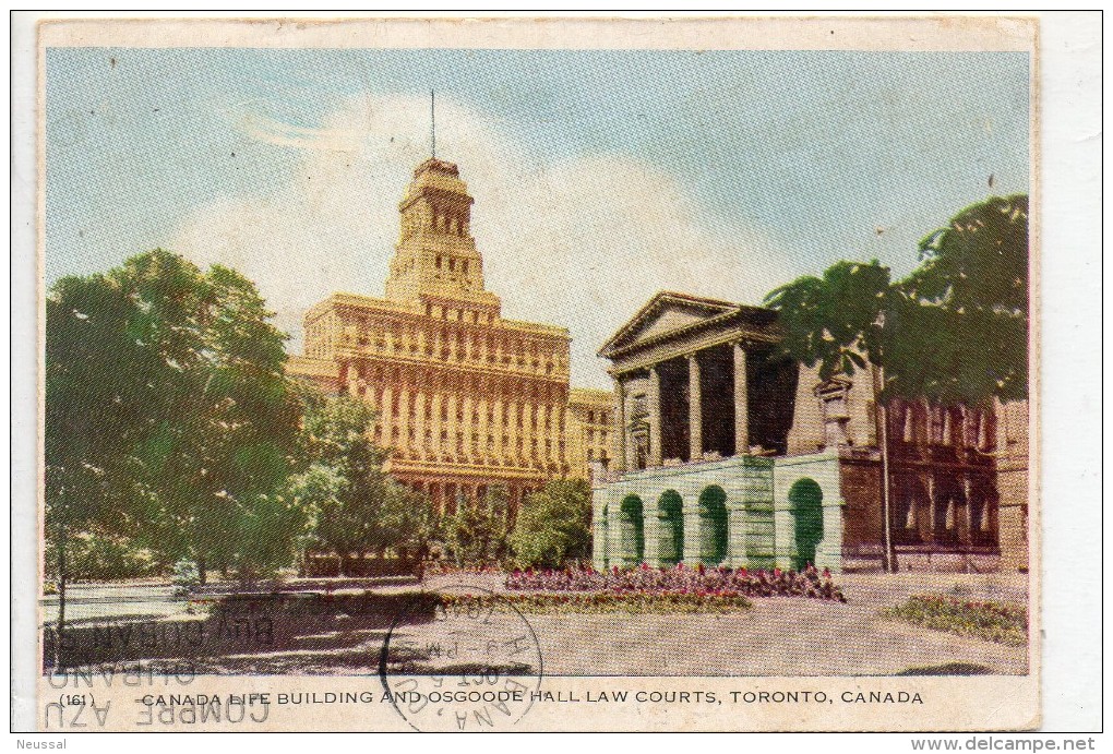 Tarjeta Postal  De Toronto Circulada. - Toronto
