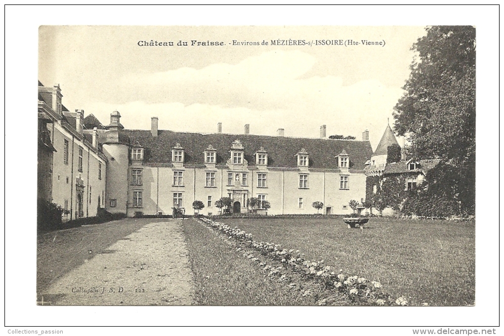 Cp, 87, Aux Env. De Mézières-sur-Issoire, Le Château Du Fraisse - Meziere Sur Issoire