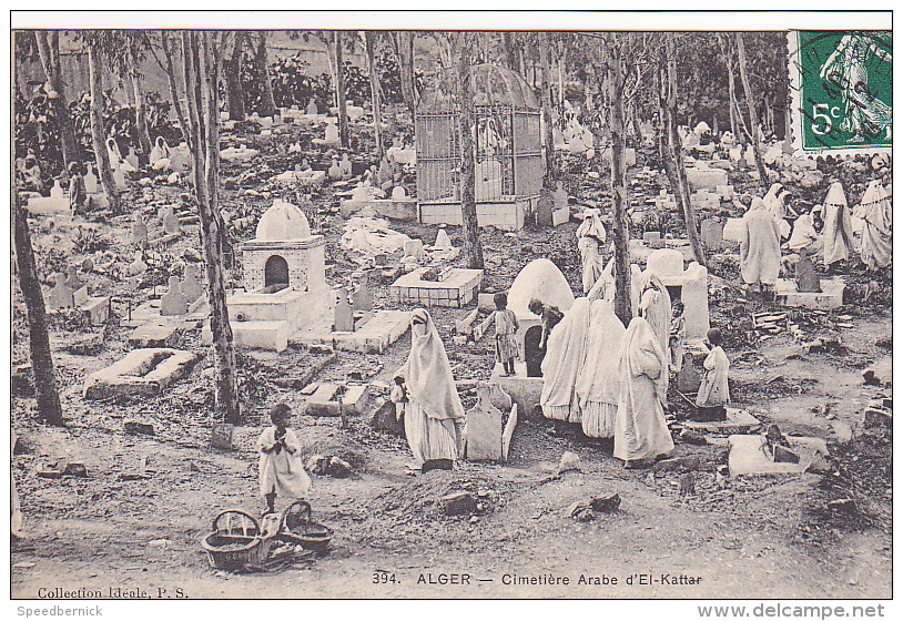 22591 ALGER - Cimetière D'El-Kattar  -394 Ideale PS - Alger