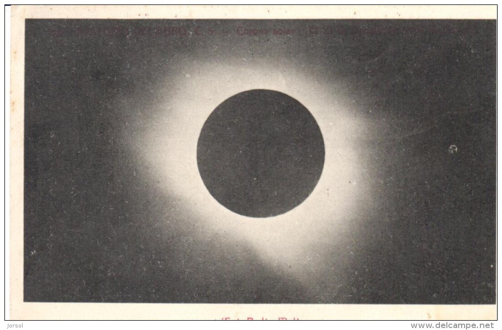 POSTAL    LA GARRIGA  -BARCELONA-  ECLIPSE - - Barcelona