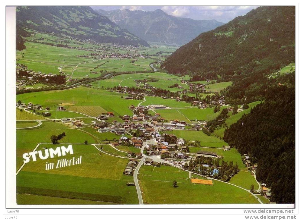 STUMM    556  M.   Im Zillertal    Mit  Rofangebirge - N°  263 / 123 - Zillertal