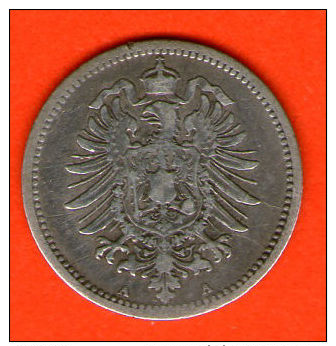 ** 20 Pfennig 1876 A **  KM 5 - Plata / Silver / Silber  - ALEMANIA / DEUTSCHLAND / GERMANY - 20 Pfennig