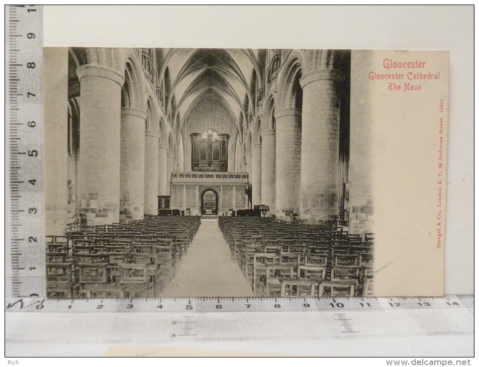 CPA Angleterre - GLOUCESTER Cathedral - lot de 10 cartes postales