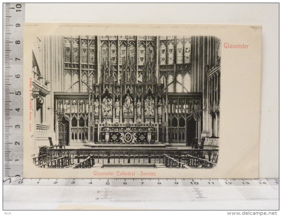 CPA Angleterre - GLOUCESTER Cathedral - lot de 10 cartes postales