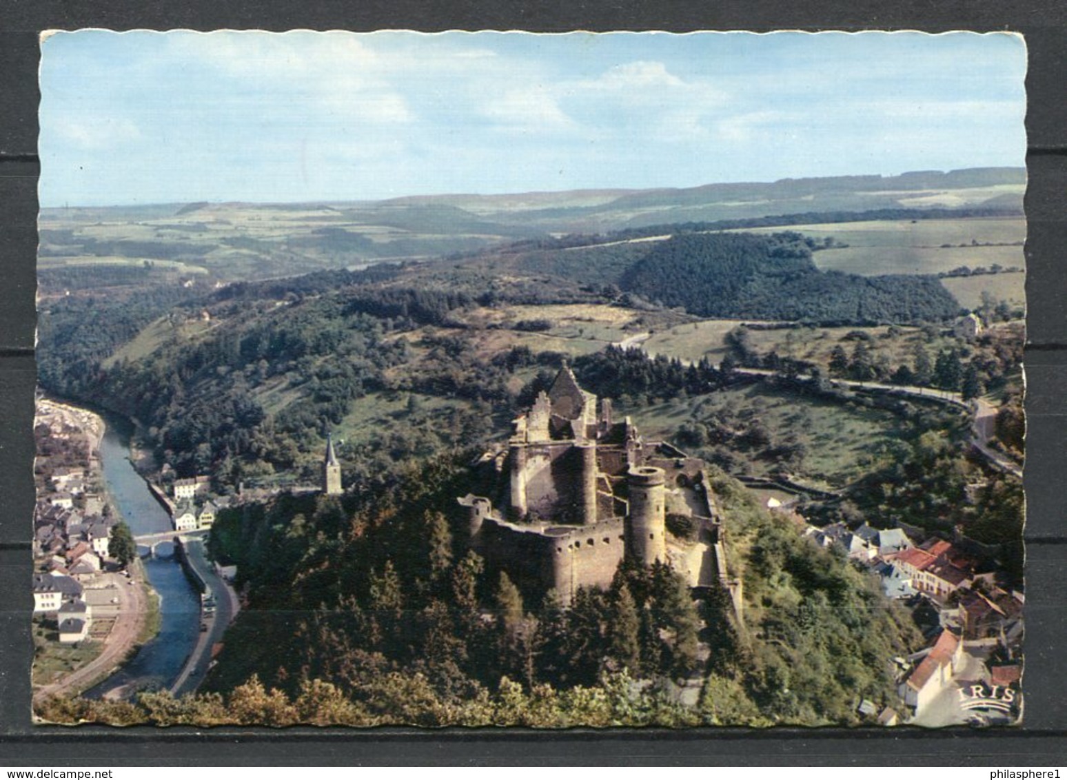 (2491) Vianden / Blick Zum Schloss - Gel. 1960 - Verl. E. A. Schaak - Luxembourg  306 - Diekirch