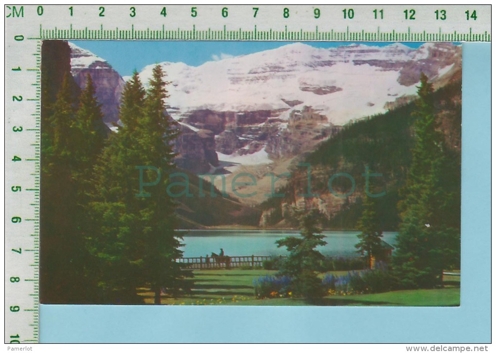 Banff ( Lake Louise Photo By Byron Harmon ) PostCard Carte Postale 2 Scan - Lac Louise