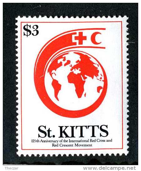 1465  St.Kitts 1989  Scott #247  Mnh* * Offers Welcome! - St.Christopher-Nevis-Anguilla (...-1980)