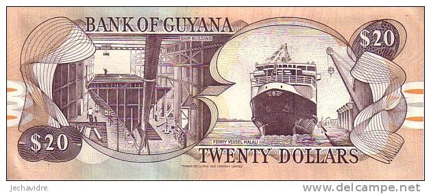 GUYANA  20 Dollars  Non Daté   Pick 30  Signature 11     ***** BILLET  NEUF ***** - Guyana