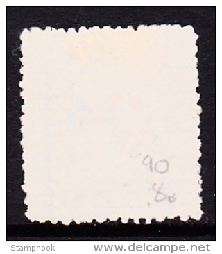 Brazil Scott   90 Used Fine Type I Lilac Horiz Lines Bkgrnd CV $3.00 - Used Stamps