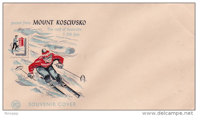 Australia 1960 Mount Kosciusko Plain FDC - Skiing