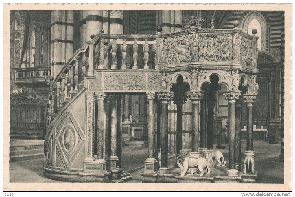 Cattedrale - Il Pulpito - Sienne, Intérieur De La Cathédrale - Carte Non Circulée - Siena